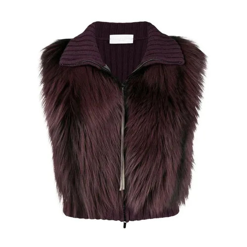 Jackets > Vests - - Fabiana Filippi - Modalova