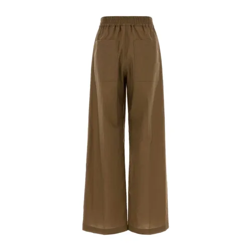 Trousers > Wide Trousers - - Brunello Cucinelli - Modalova