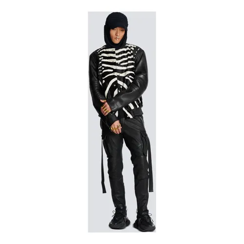 Jackets > Leather Jackets - - Balmain - Modalova