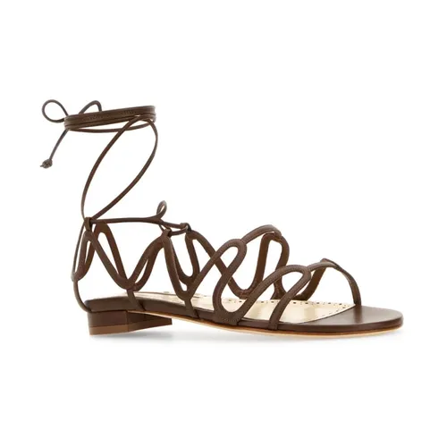 Shoes > Sandals > Flat Sandals - - Manolo Blahnik - Modalova