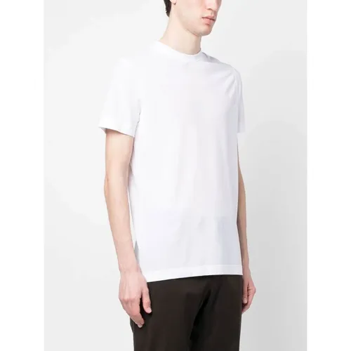 Zanone - Tops > T-Shirts - White - Zanone - Modalova