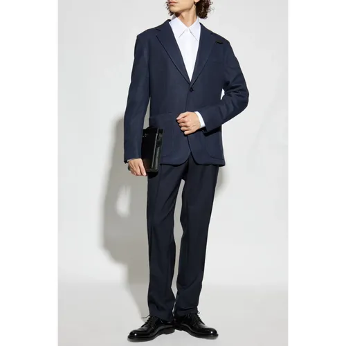 Brioni - Jackets > Blazers - Blue - Brioni - Modalova