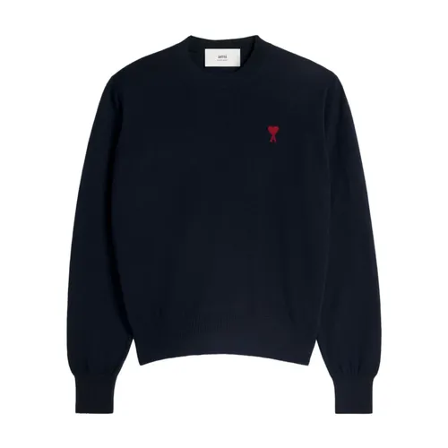 Knitwear > Round-neck Knitwear - - Ami Paris - Modalova