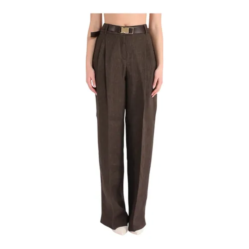 Trousers > Straight Trousers - - Max Mara Studio - Modalova
