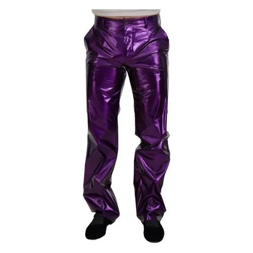 Trousers > Straight Trousers - - Dolce & Gabbana - Modalova