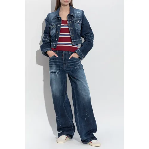 Jackets > Denim Jackets - - Dsquared2 - Modalova