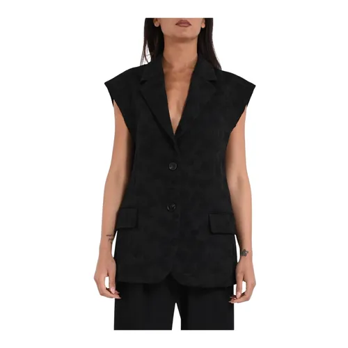 Msgm - Jackets > Vests - Black - Msgm - Modalova