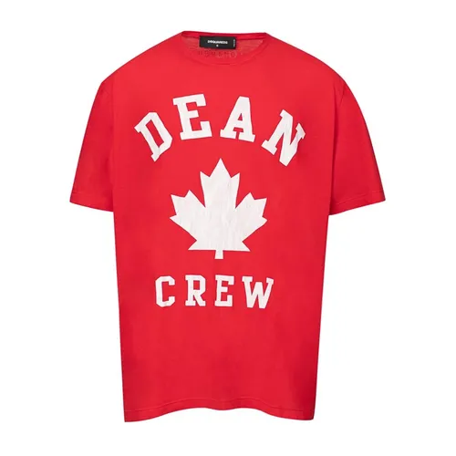 Dsquared2 - Tops > T-Shirts - Red - Dsquared2 - Modalova