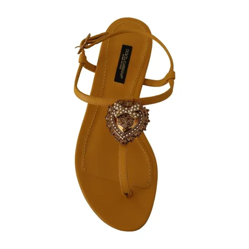 Shoes > Sandals > Flat Sandals - - Dolce & Gabbana - Modalova