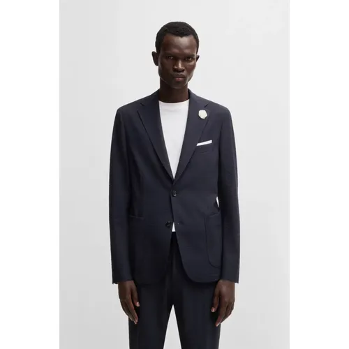 Boss - Jackets > Blazers - Blue - Boss - Modalova