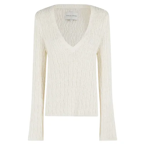 Knitwear > V-neck Knitwear - - Loulou Studio - Modalova