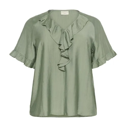 Blouses & Shirts > Blouses - - Kaffe Curve - Modalova