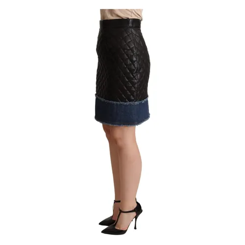 Skirts > Leather Skirts - - Dolce & Gabbana - Modalova