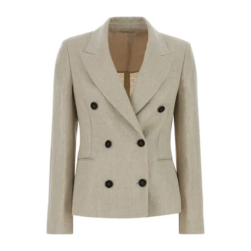 Jackets > Blazers - - Brunello Cucinelli - Modalova