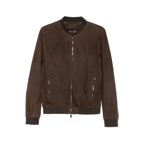 Jackets > Leather Jackets - - Moorer - Modalova