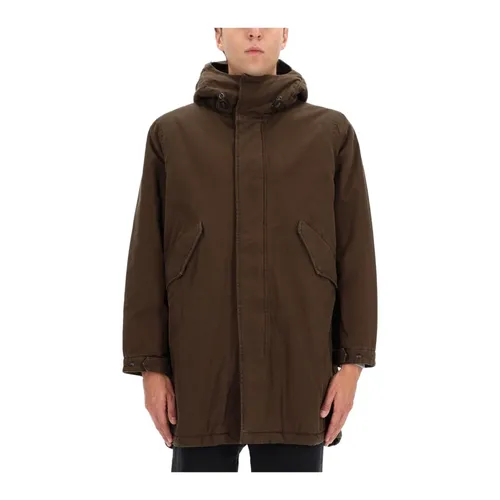 Aspesi - Coats > Parkas - Brown - Aspesi - Modalova