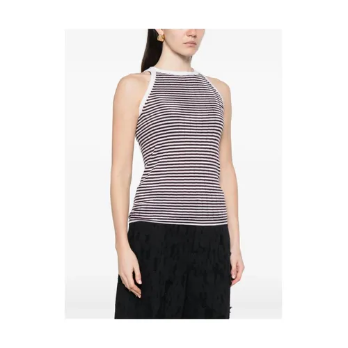 Tops > Sleeveless Tops - - Aragona - Modalova