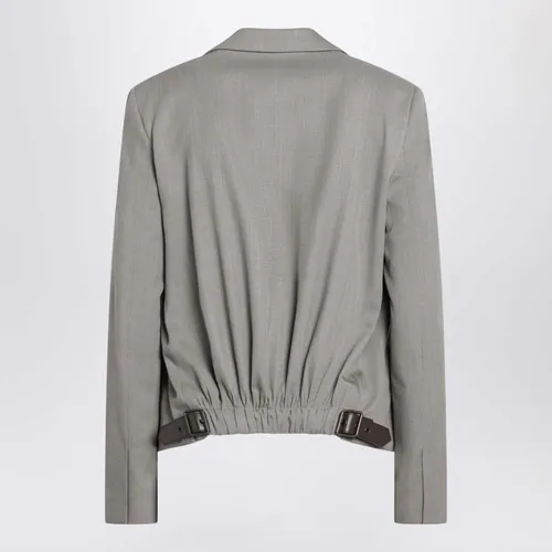 Loewe - Jackets > Blazers - Gray - Loewe - Modalova