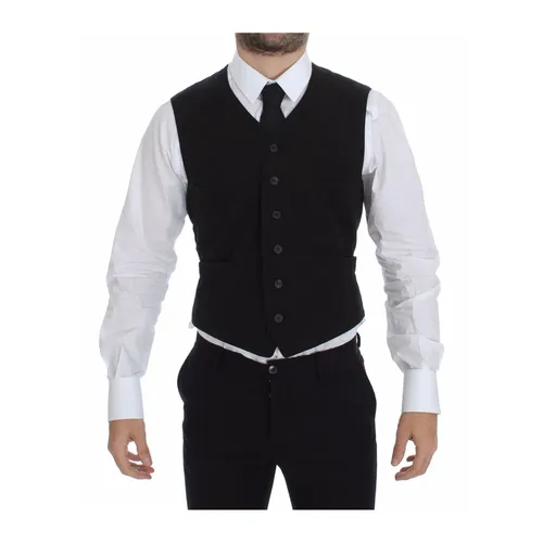Suits > Suit Vests - - Dolce & Gabbana - Modalova