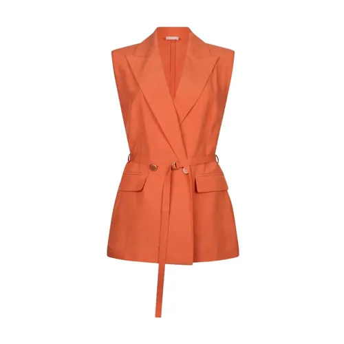 Liu Jo - Jackets > Vests - Orange - Liu Jo - Modalova