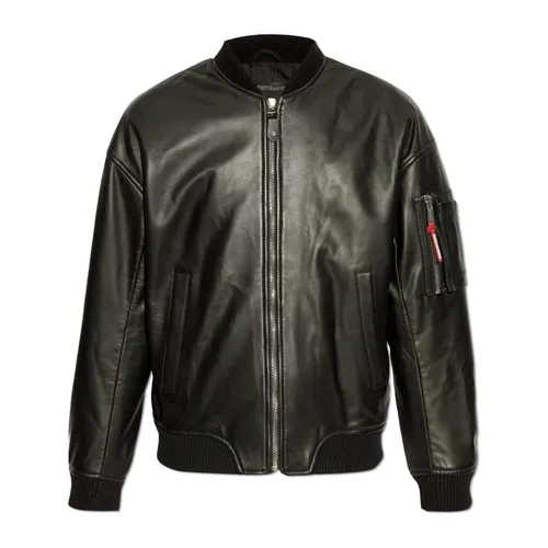 Jackets > Leather Jackets - - Dsquared2 - Modalova