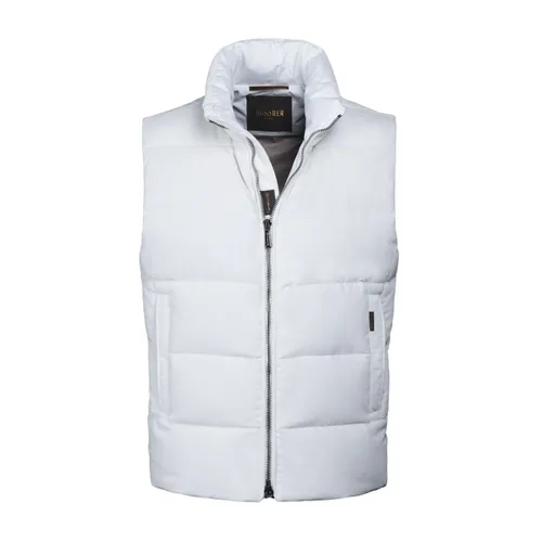 Moorer - Jackets > Vests - White - Moorer - Modalova