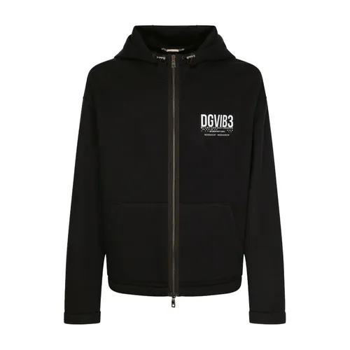 Sweatshirts & Hoodies > Zip-throughs - - Dolce & Gabbana - Modalova