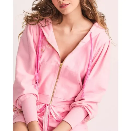 Sweatshirts & Hoodies > Zip-throughs - - Loveshackfancy - Modalova