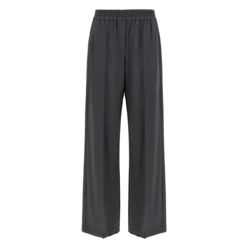 Trousers > Wide Trousers - - Brunello Cucinelli - Modalova