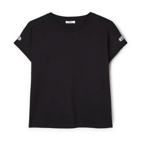 Motivi - Tops > T-Shirts - Black - Motivi - Modalova