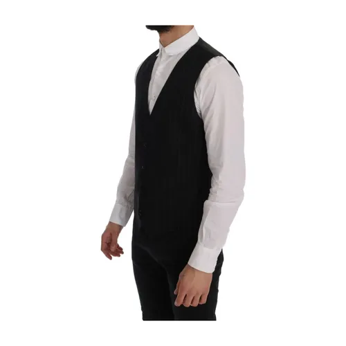 Suits > Suit Vests - - Dolce & Gabbana - Modalova