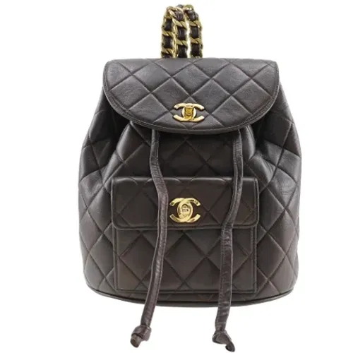 Pre-owned > Pre-owned Bags > Pre-owned Backpacks - - Chanel Vintage - Modalova