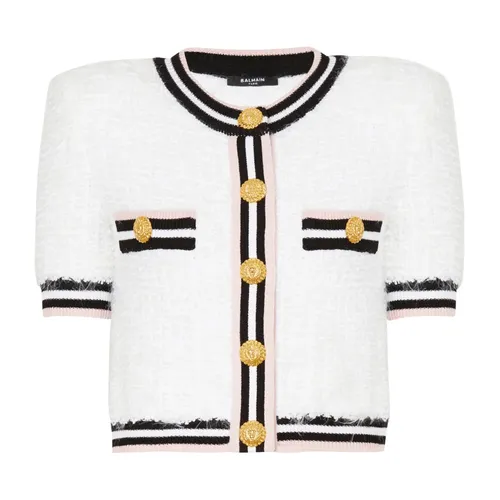 Knitwear > Cardigans - - Balmain - Modalova
