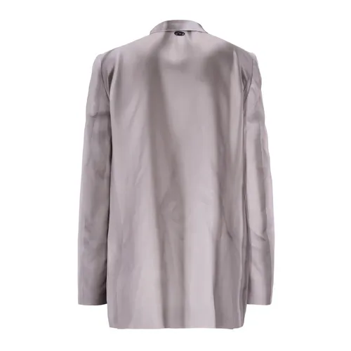 Diesel - Jackets > Blazers - Gray - Diesel - Modalova