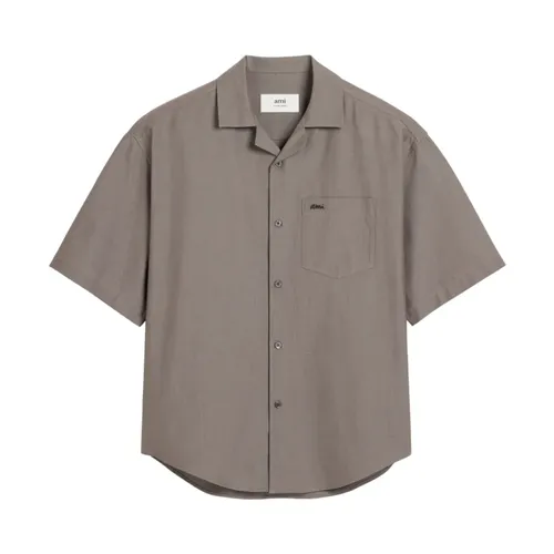 Shirts > Short Sleeve Shirts - - Ami Paris - Modalova