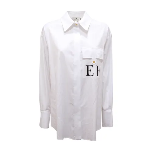 Blouses & Shirts > Shirts - - Elisabetta Franchi - Modalova