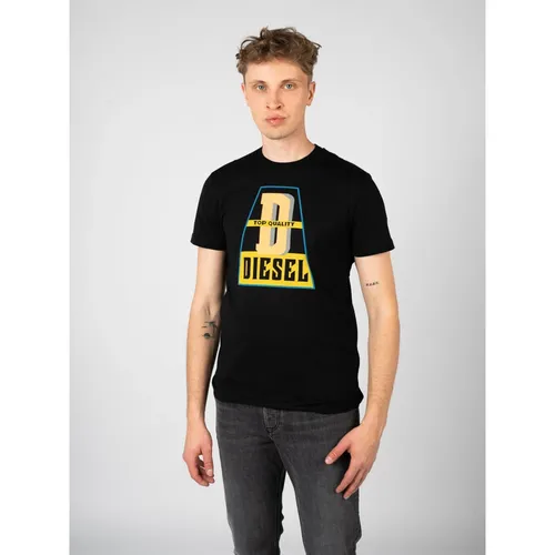Diesel - Tops > T-Shirts - Black - Diesel - Modalova