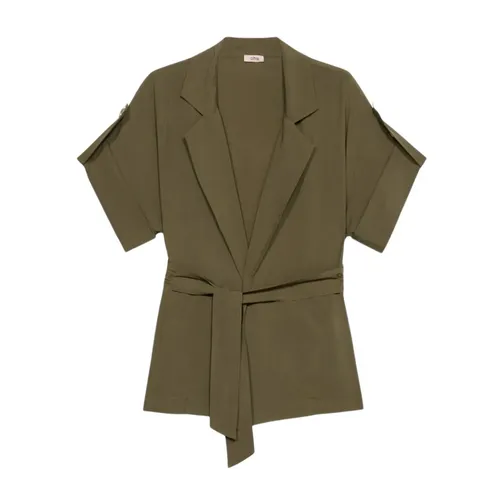 Blouses & Shirts > Kimonos - - Oltre - Modalova