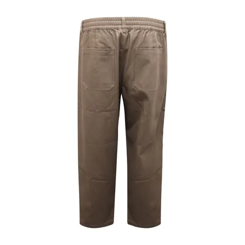 Trousers > Straight Trousers - - Armani - Modalova