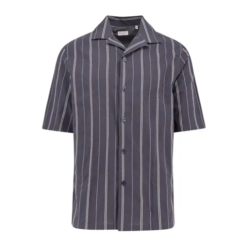 Shirts > Short Sleeve Shirts - - Brunello Cucinelli - Modalova