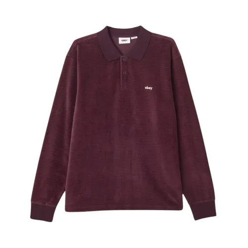 Obey - Tops > Polo Shirts - Red - Obey - Modalova