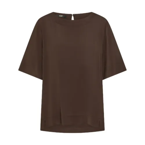 Seventy - Tops > T-Shirts - Brown - Seventy - Modalova