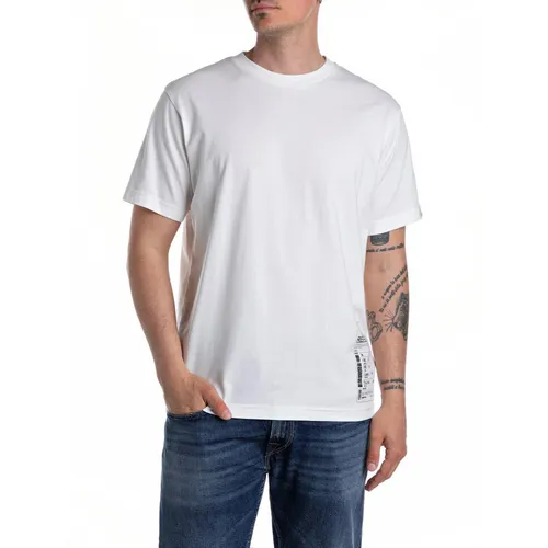 Replay - Tops > T-Shirts - White - Replay - Modalova