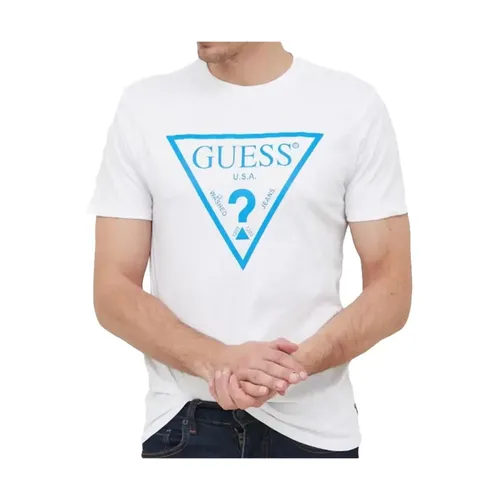 Guess - Tops > T-Shirts - White - Guess - Modalova
