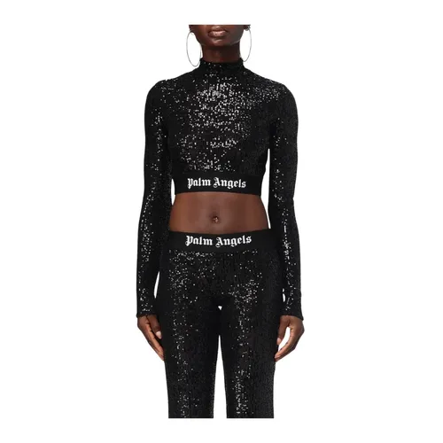 Tops > Long Sleeve Tops - - Palm Angels - Modalova
