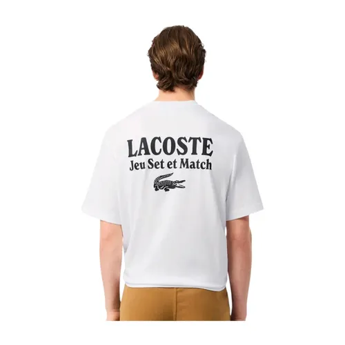 Lacoste - Tops > T-Shirts - White - Lacoste - Modalova