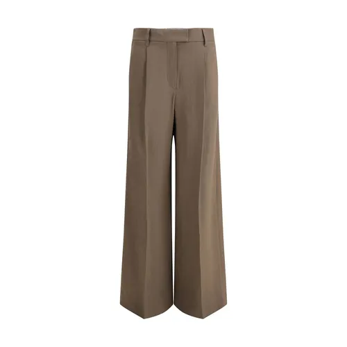 Trousers > Wide Trousers - - Brunello Cucinelli - Modalova