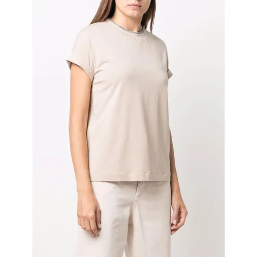 Tops > T-Shirts - - Brunello Cucinelli - Modalova