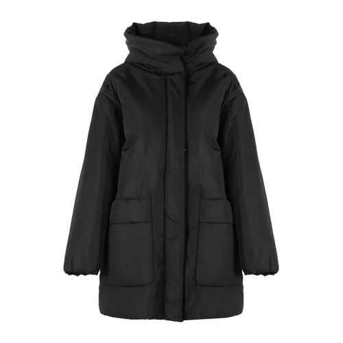 Geox - Coats > Parkas - Black - Geox - Modalova