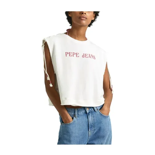 Tops > Sleeveless Tops - - Pepe Jeans - Modalova